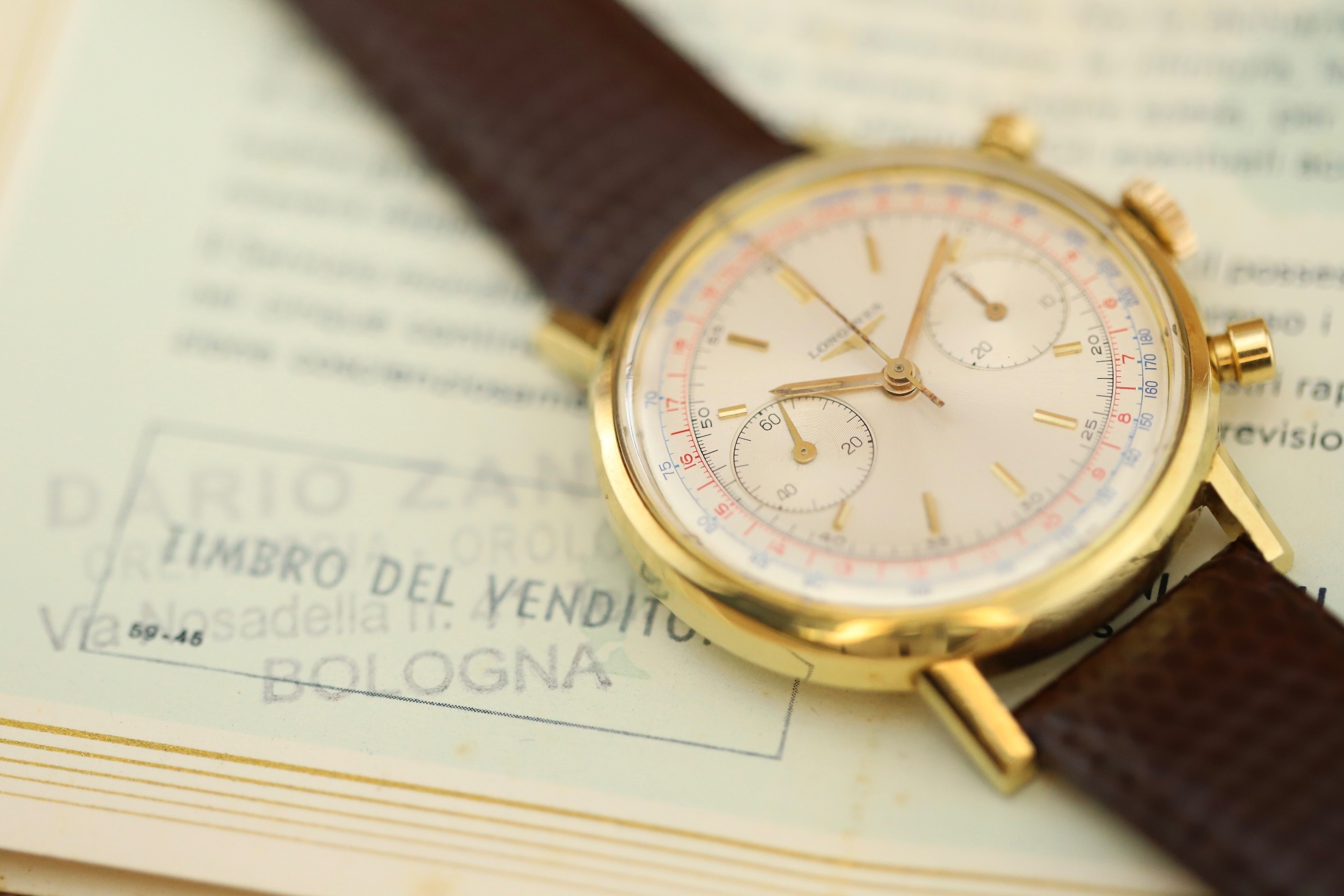 Longines 30CH Flyback Full Set foto 3