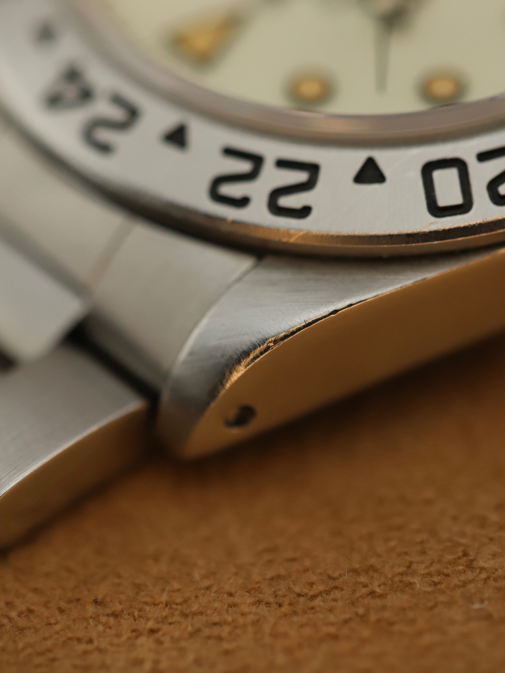Rolex Explorer Chicchi di Mais Porcelain Ref. 16570 foto 6