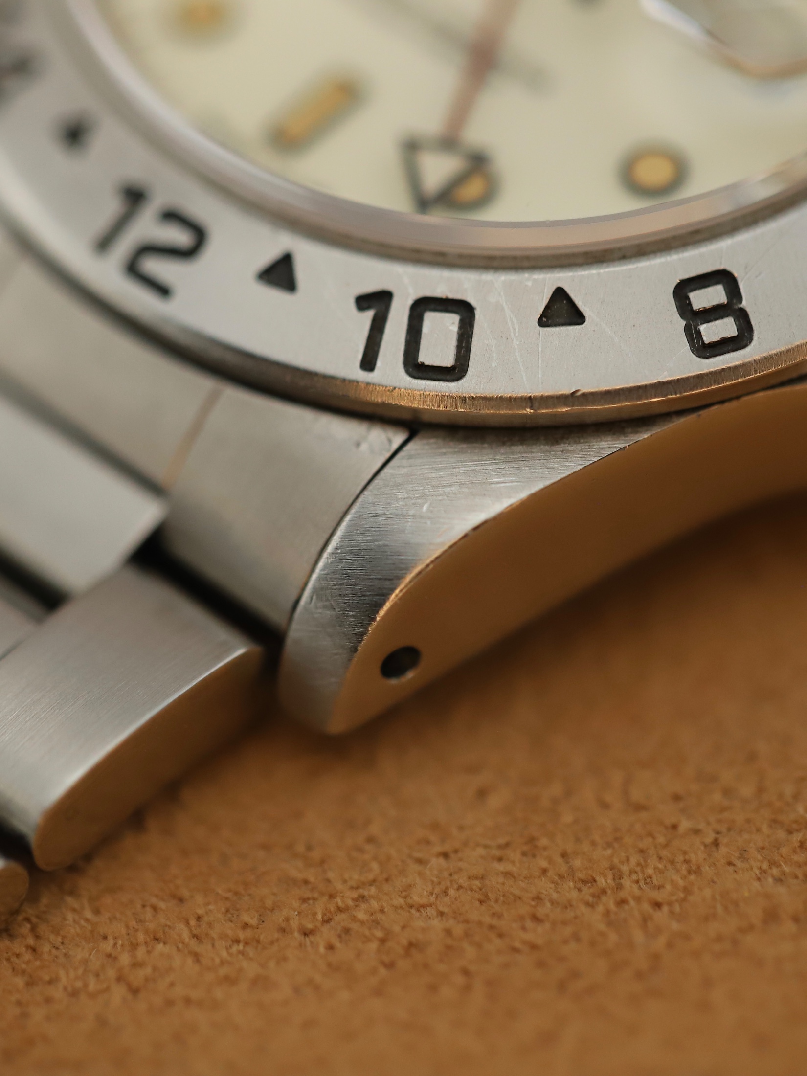 Rolex Explorer Chicchi di Mais Porcelain Ref. 16570 foto 7