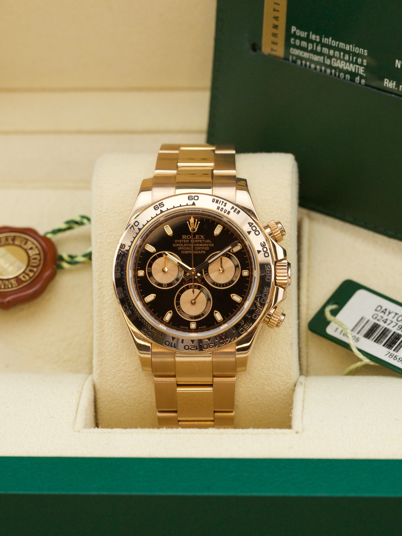 Rolex Daytona Ref. 116505 Black Dial foto 2
