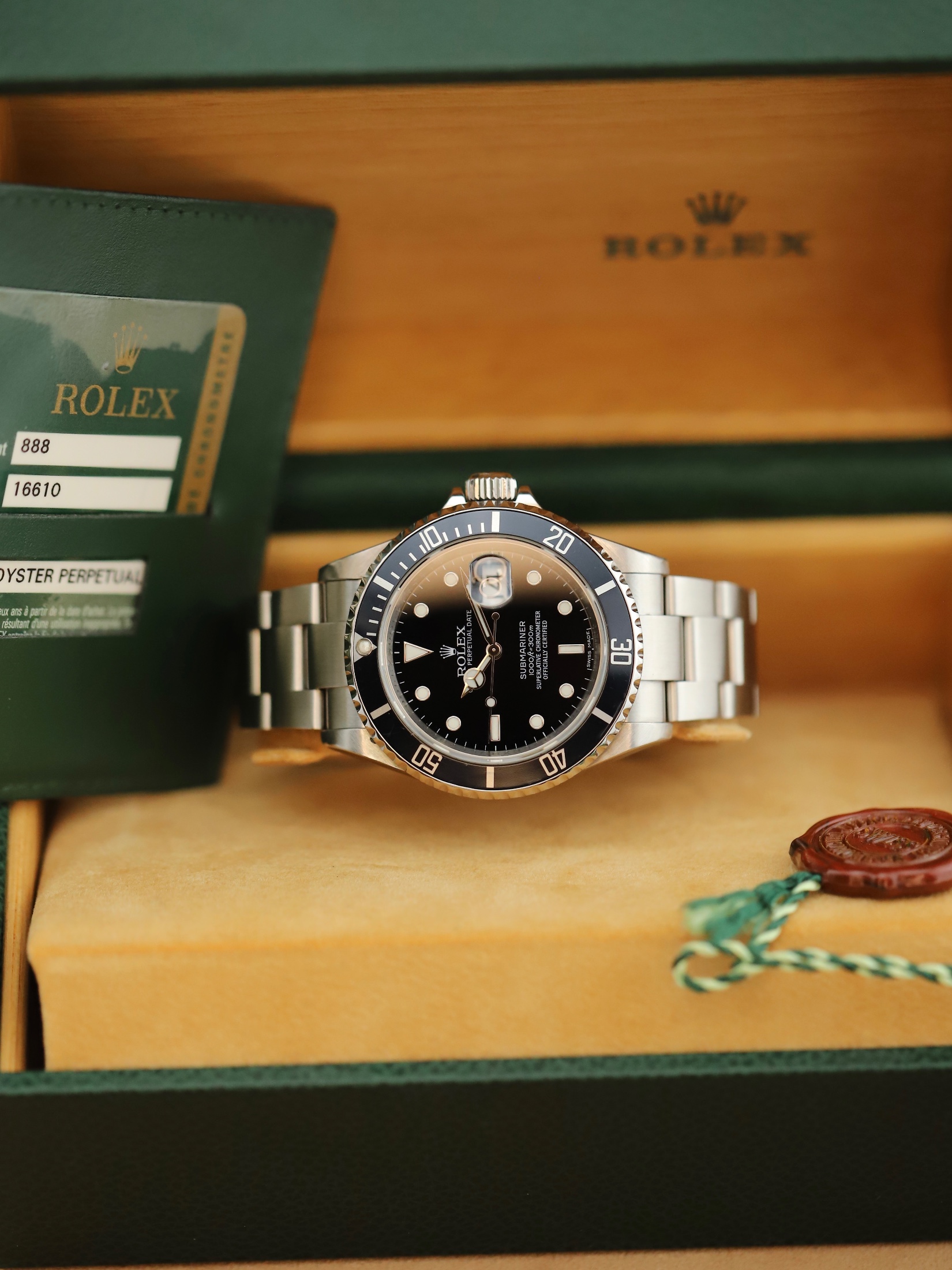 Rolex Submariner Date RRR Card foto 2